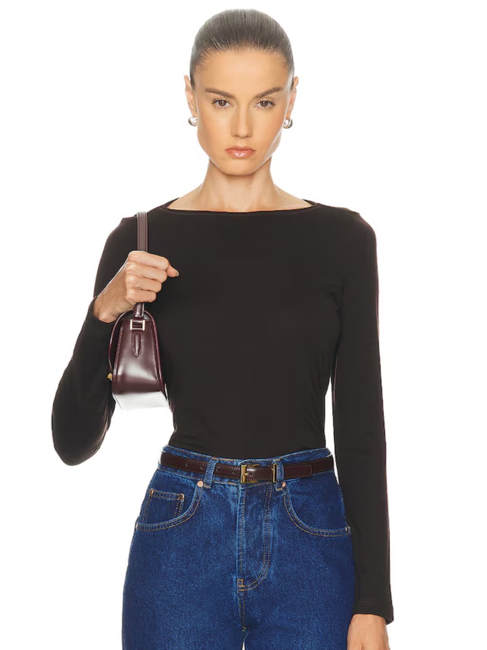 RENGGLI Long Sleeve  Women's Tee  100% wool XS